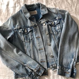 ALLSAINTS Hay Denim Buckle Jacket